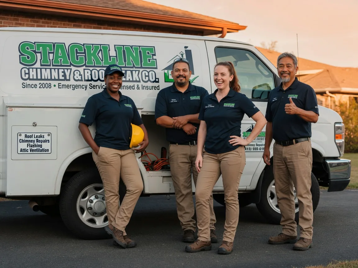 Chimney flashing repair company in Council, NC